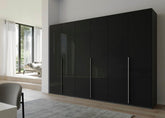 Frans 300cm Glass 6 Door Wardrobe - Pendle Village Furniture